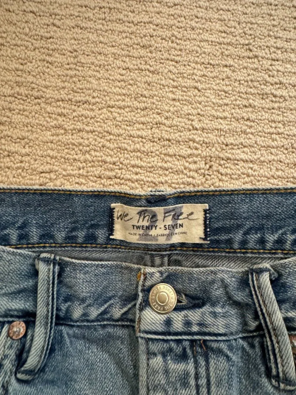 We the Free Distressed Jean Shorts